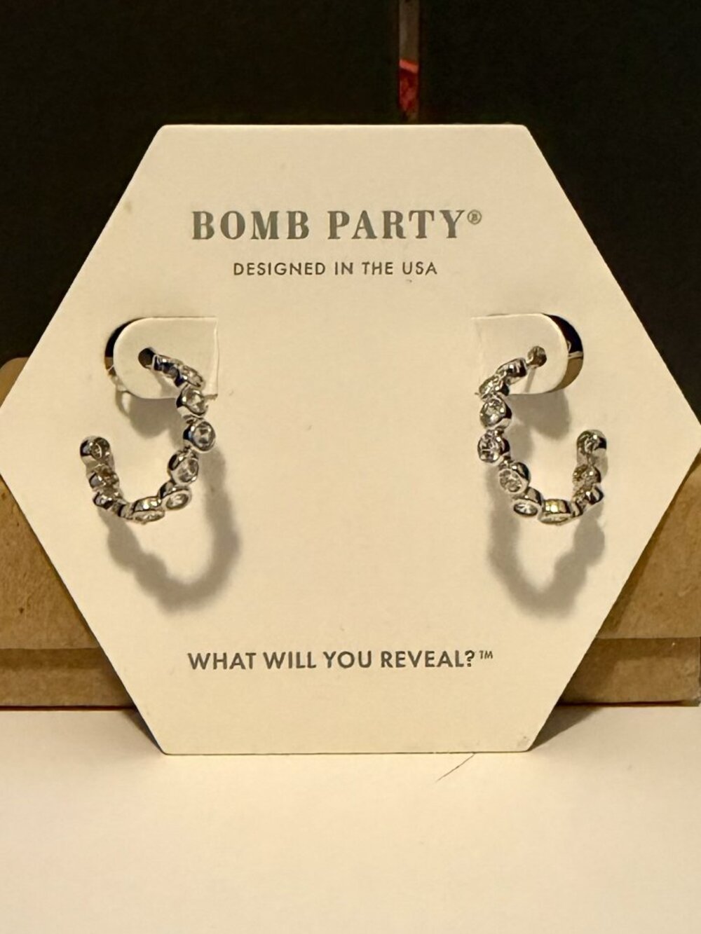 Bomb Party Earrings RBP 4662 The Sterling Club